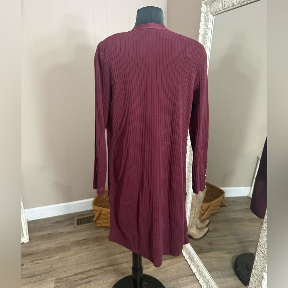 Talbots • Ribbed Longline Duster Cardigan - Picture 4 of 6